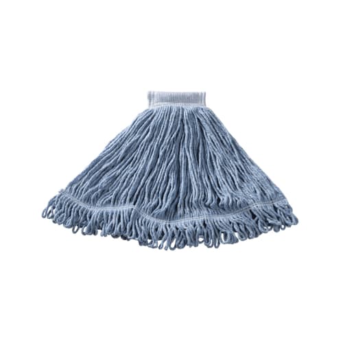 Mopa Húmeda Combinada Rubbermaid® Super Stitch, 24 Onzas, Doblez de 5 Pulgadas, Mopa Azul, Doblez Blanco